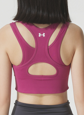 安德玛女运动内衣正品瑜伽训练健身衣休闲透气运动bra60040