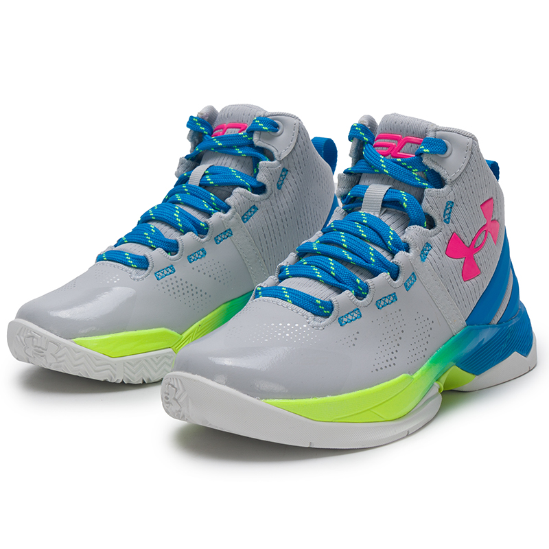 安德玛童鞋小童鞋秋季儿童运动鞋比赛训练缓震耐磨轻便透气篮球鞋