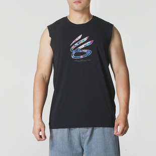 Under Armour安德玛男装篮球背心春季男子圆领透气无袖运动