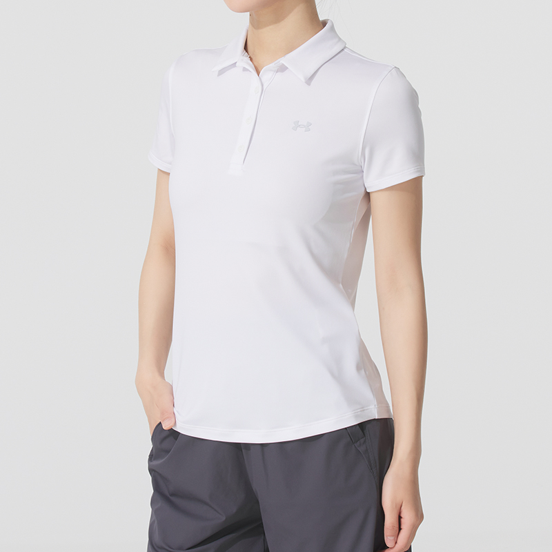 安德玛官方POLO衫女短袖