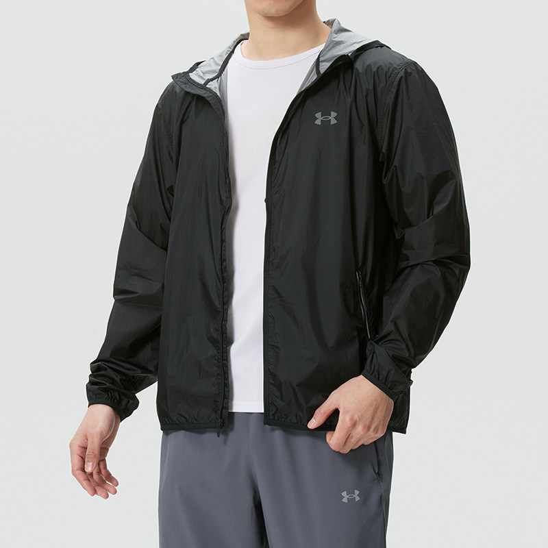 UA安德玛梭织外套男装2026新款运动服休闲连帽夹克防风衣6009509,运动服/休闲服装,运动茄克/外套,淘宝优惠券,粉丝福利购,淘宝优惠卷
