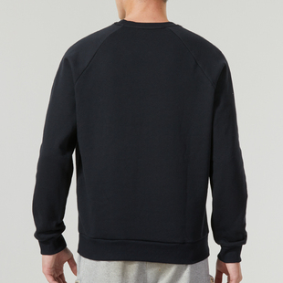 UNDER ARMOUR卫衣男装 运动服户外圆领训练休闲服宽松舒适套头