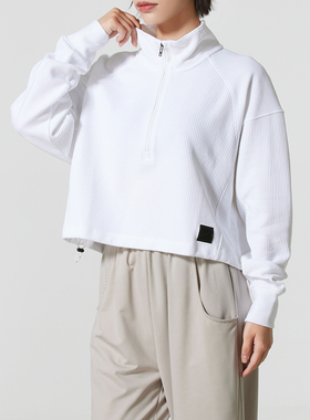 UNDER ARMOUR女装卫衣 26冬季运动服户外立领半开襟套头衫宽松