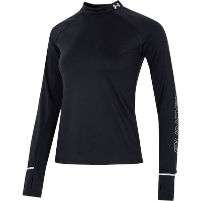 安德玛女子半拉链长袖T恤