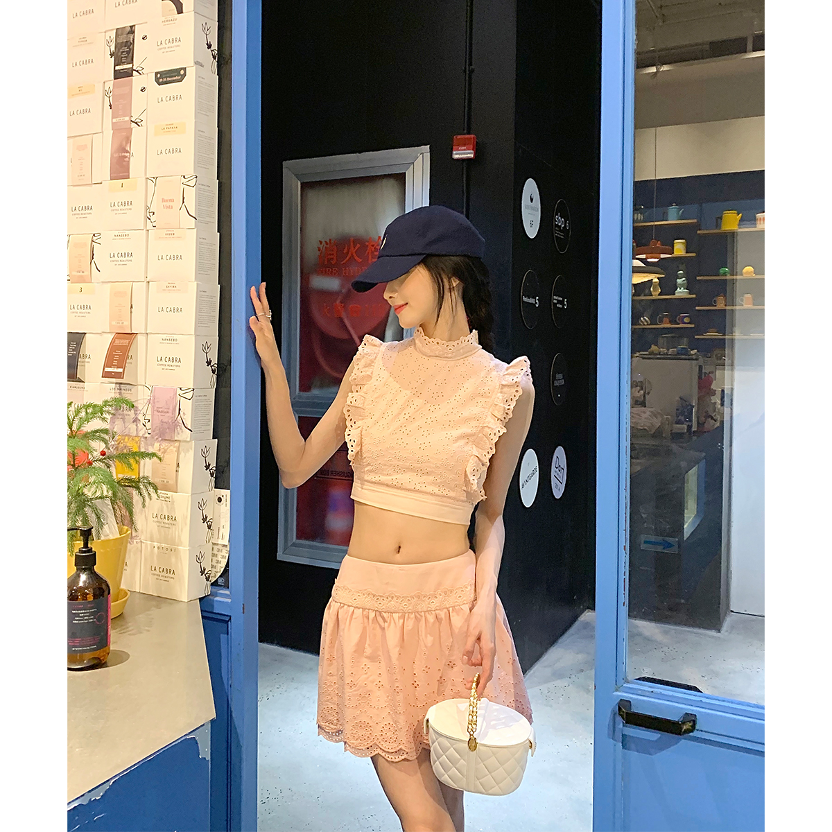 Boamarket花边镂空刺绣套装