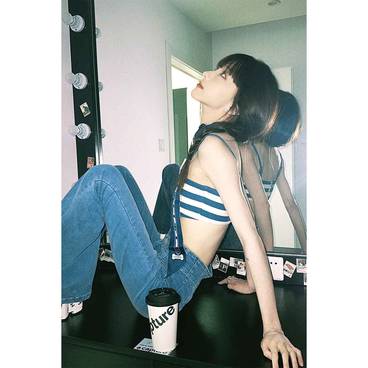 Boamarket法式蓝白条纹吊带抹胸2023年夏季新款打底性感上衣,女装/女士精品,抹胸,淘宝优惠券,粉丝福利购,淘宝优惠卷