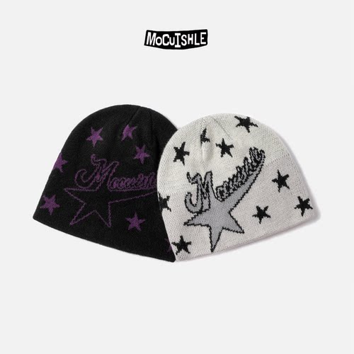 mocuishle（MCSL）「星辉」针织毛线冷帽 STAR LIGHT BEANIE