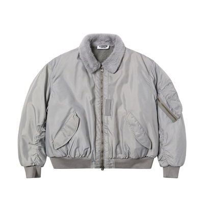 mocuishle（MCSL）液态银飞行员夹克棉服外套