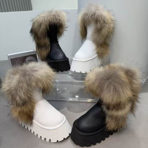 无注册商标厚底增高雪地靴