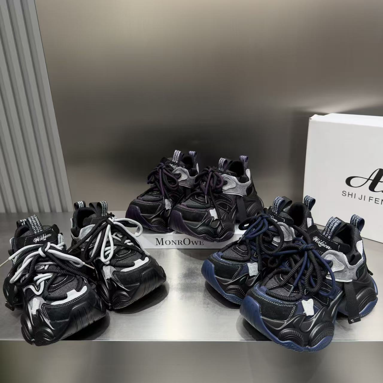 0001欧货时尚厚底老爹鞋