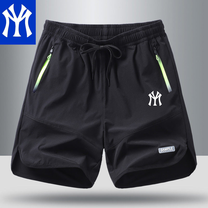 OLE COUNTER MENS SHORTS ARE WORN OUTSIDE THE SUMMER NEW ICE SILK QUICK-DRYING FIVE-POINT PANTS MENS LOOSE BREATHABLE CASUAL AND HANDSOME