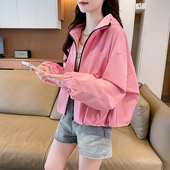 短款 小个子休闲夹克上衣潮 宽松大码 连帽风衣外套女春秋季 2025新款