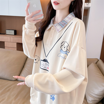 设计感小众初中生百搭外套女卫衣