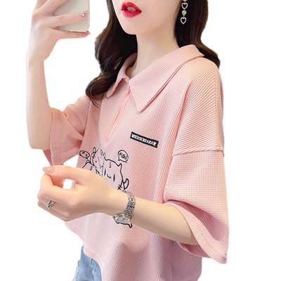 设计感小众小个子短款短袖t恤女