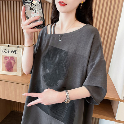 小个子百搭大码女装短袖t恤女夏