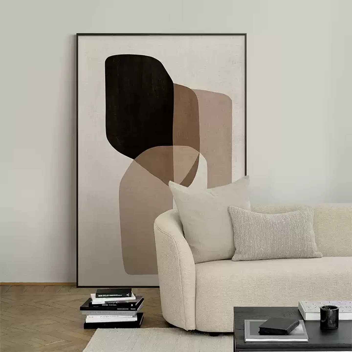 现代简约客厅沙发背景墙装饰画侘寂抽象肌理玄关挂画过道卧室壁画