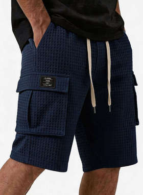 Men's casual straight leg fivequarterpants男士休闲直筒五分裤