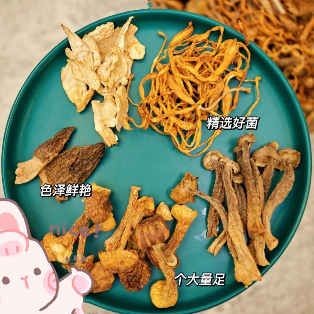 什菌汤料包羊肚菌姫松茸鲜香茹虫草花鸡肶菇滋养滋补汤包营养养生