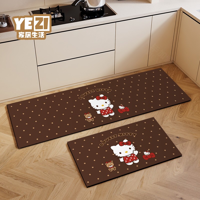 凯蒂猫厨房防滑地垫【新品上新】