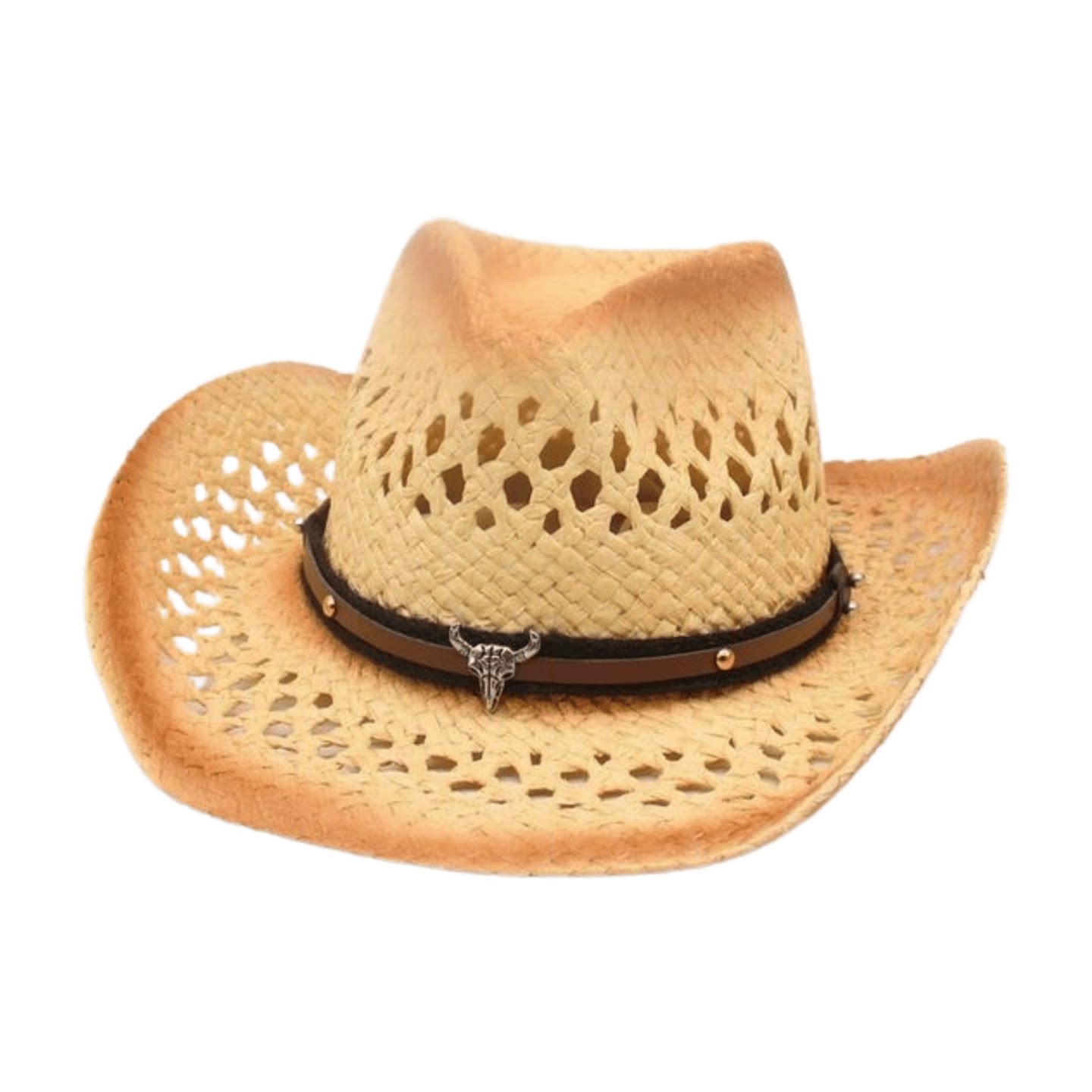 大檐手工草帽男士夏天钓鱼防晒遮阳帽子中老年太阳帽透气款沙滩帽