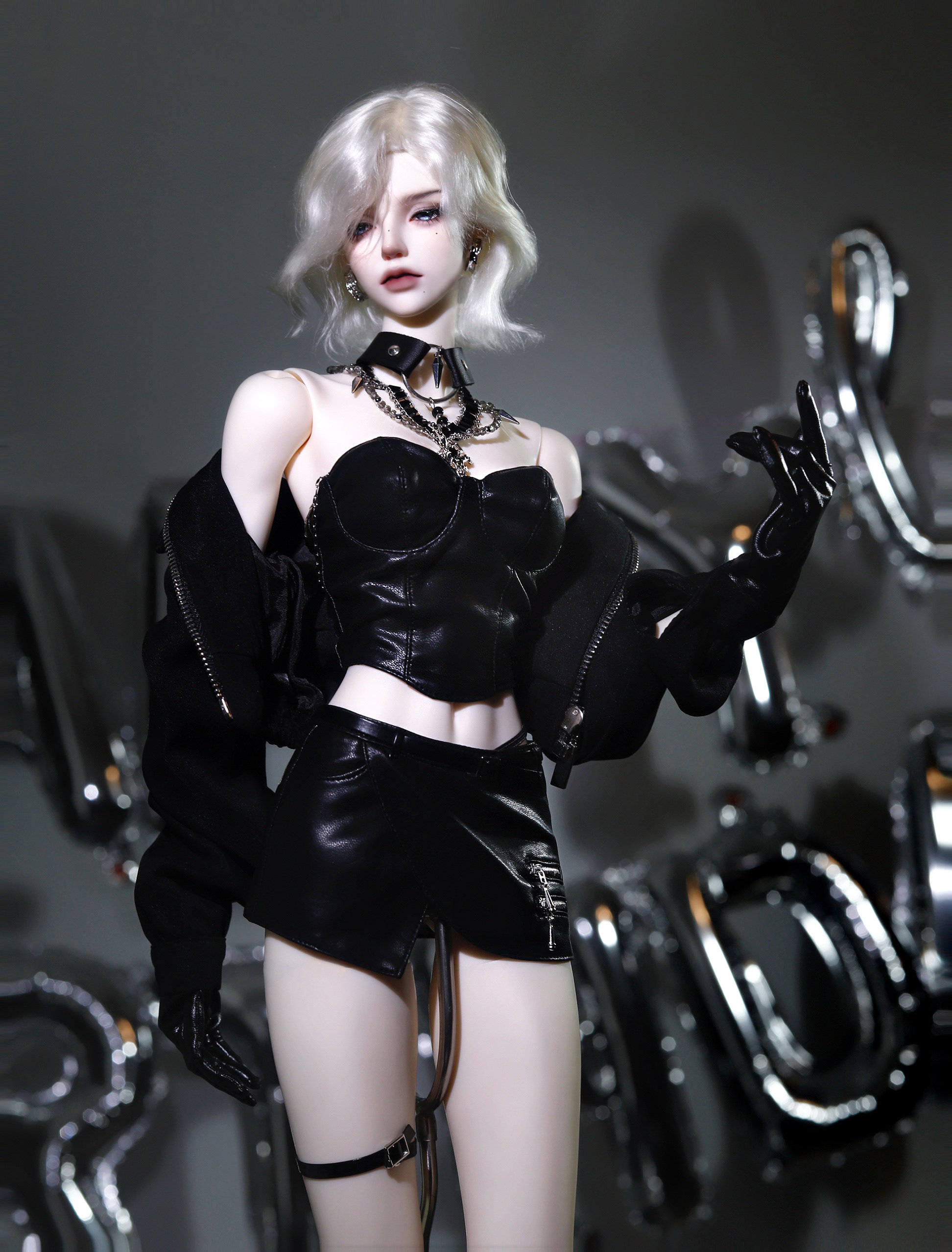 YEE手作 bjd三分 皮抹胸皮半裙 大女尺寸,模玩/动漫/周边/娃圈三坑/桌游,BJD娃衣,淘宝优惠券,粉丝福利购,淘宝优惠卷