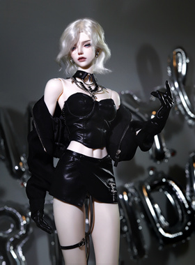 YEE手作 bjd三分 皮抹胸皮半裙 大女尺寸