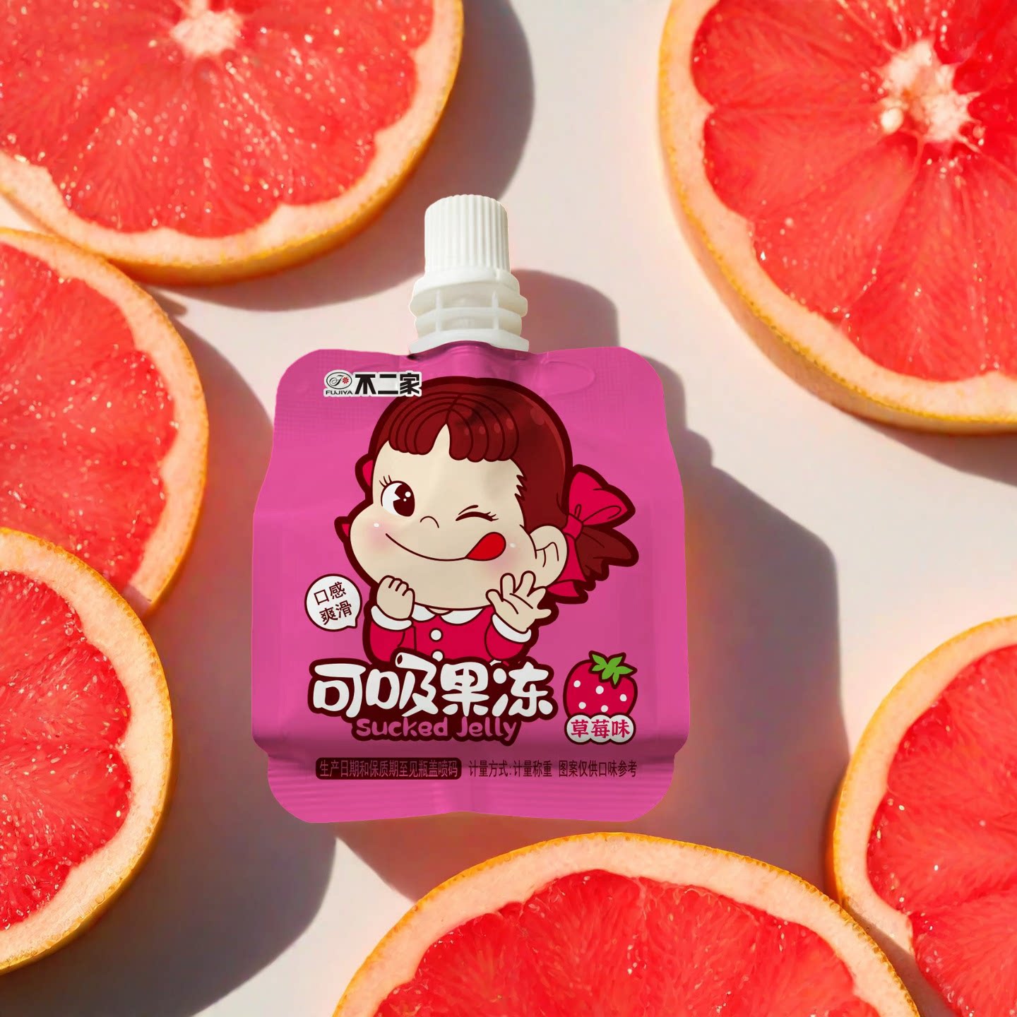 不二家可吸果汁果冻企鹅包宝宝伴手礼儿童节分享小零食礼物批发图片