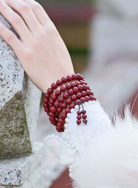 【花蕊夫人】非遗传承合香珠手串古法天然冷凝香珠手链玫瑰香佛珠