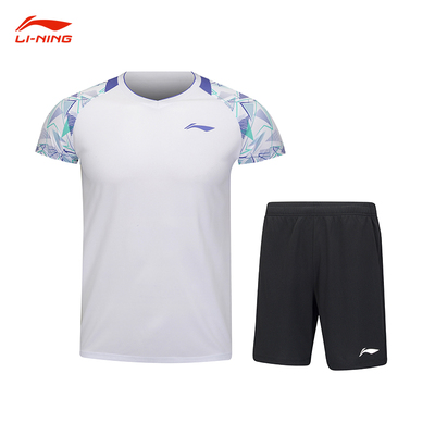 李宁羽毛球服童装比赛服