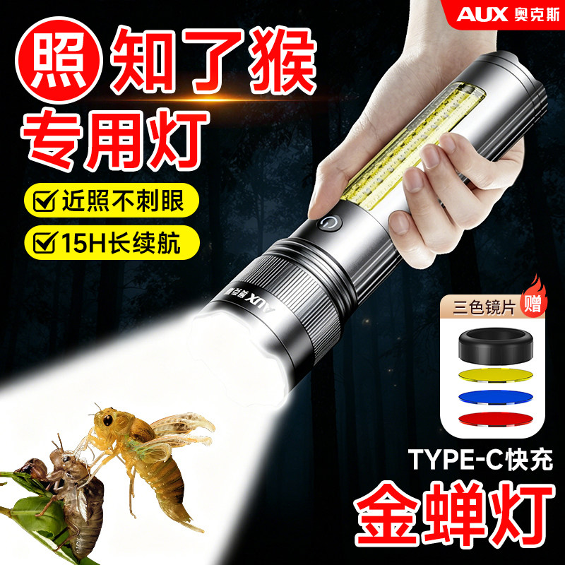 照知了猴子专用手电筒