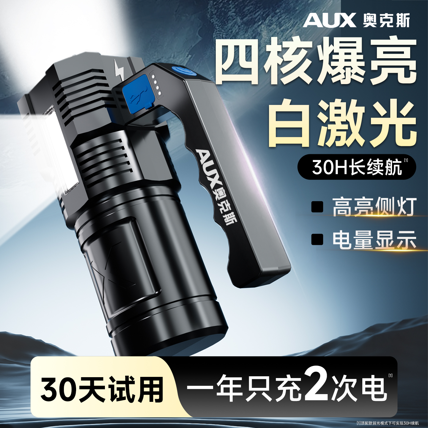 2025新款强光超亮手电筒