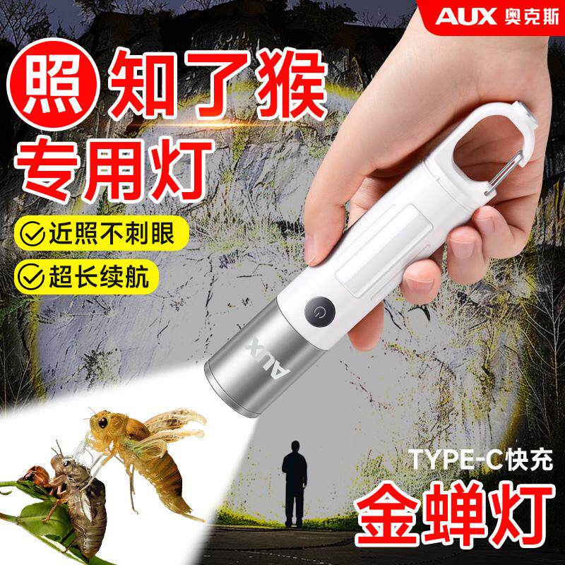 【照知了猴专用灯】手电筒强光