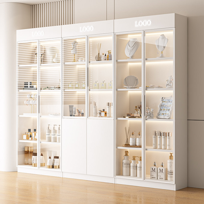 玻璃产品展示柜美容院化