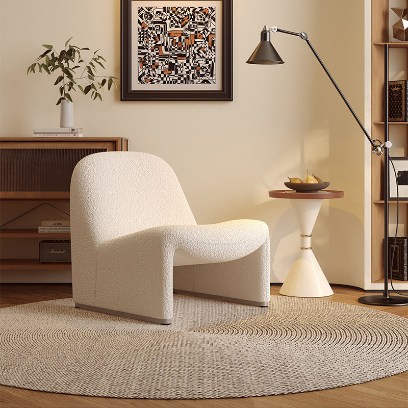 奶油风单人沙发椅子家用休闲奶茶店接待美容院休息区洽谈桌椅组合,住宅家具,沙发椅,淘宝优惠券,粉丝福利购,淘宝优惠卷