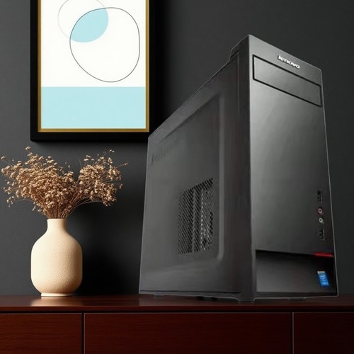 二手台式联想电脑主机全套原装品牌四核高配商务办公网课整套i3i5