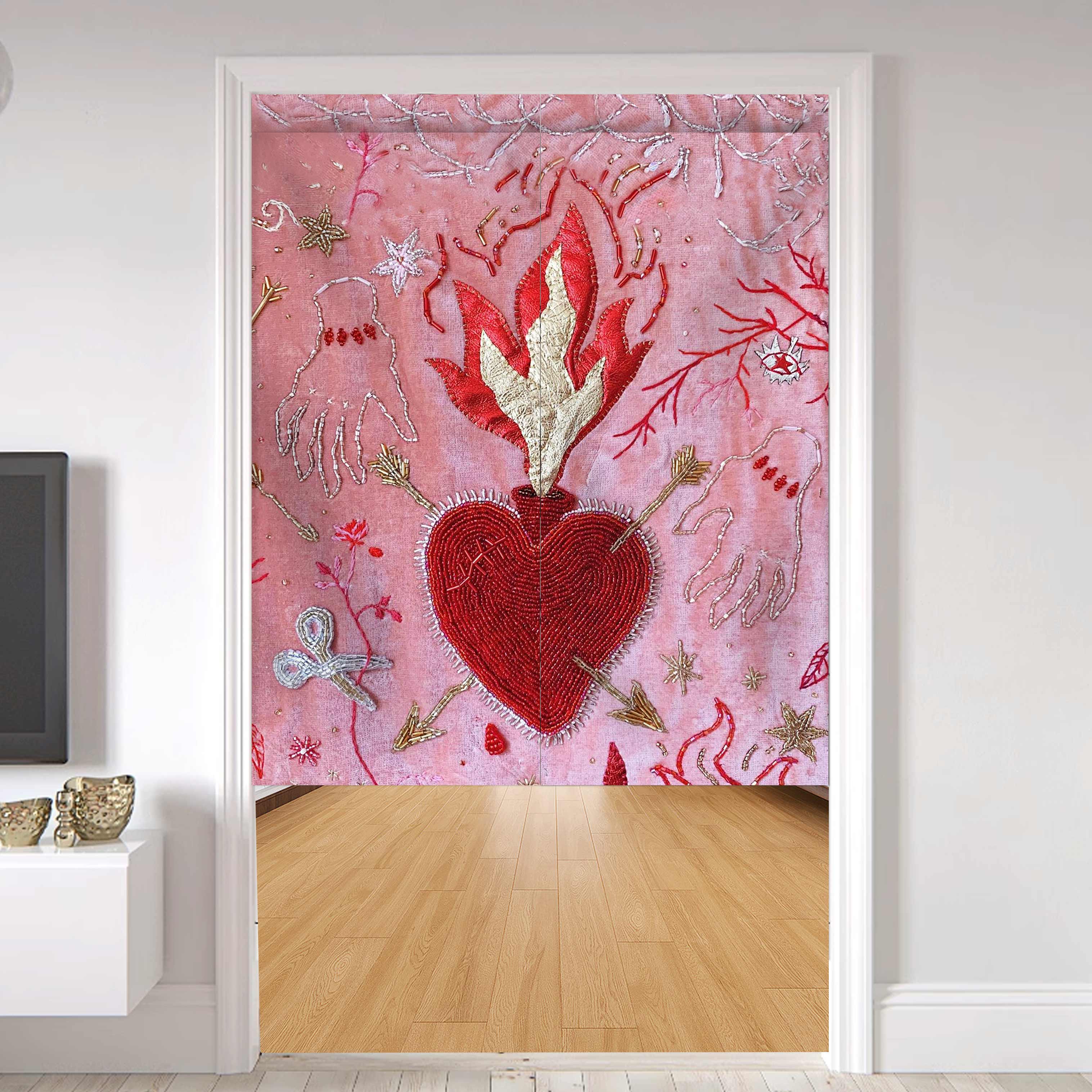 高级时尚门帘隔断帘布艺