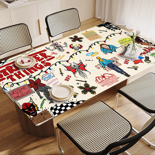 荷囊高级皮革pvc桌垫茶几垫子防烫桌布免洗防水油华丽时尚 大餐垫