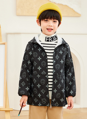 冬季男童长袖防水罩衣小孩可外穿羽绒服罩衫宝宝吃饭美术防脏护衣