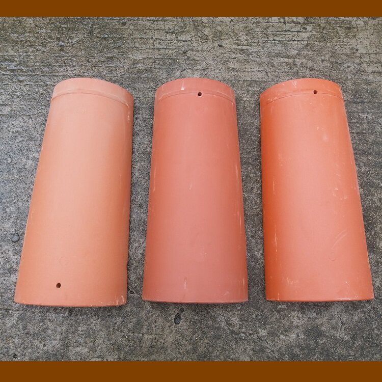 九方瓦楼顶天垌瓦琉璃瓦别墅屋顶瓦片大小头长筒瓦陶土瓦竹桶瓦