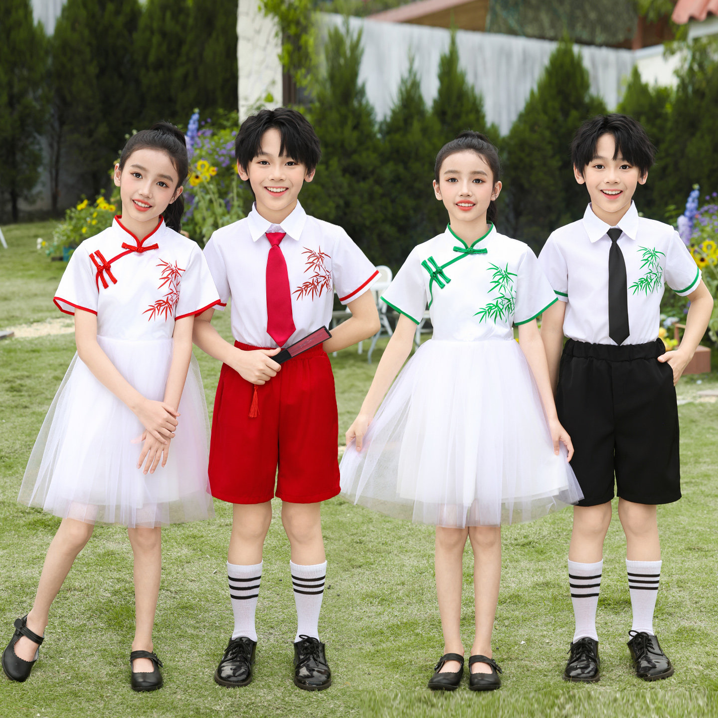六一儿童合唱服演出服幼儿园表演服男女童中小学生毕业班服校服装