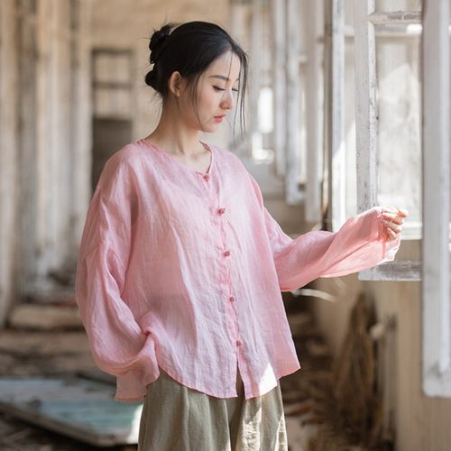 苎麻100支超薄防晒衣夏季开衫女