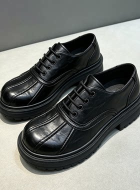 男士英伦真皮增高马丁短靴8cm