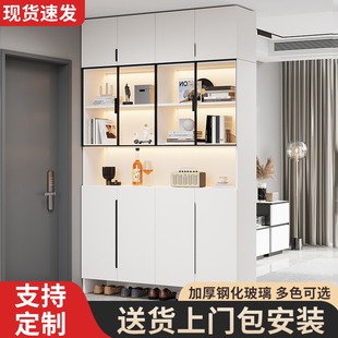 柜玄关柜一体家用门口客厅隔断室内屏风超大容量收纳入户置物柜 鞋