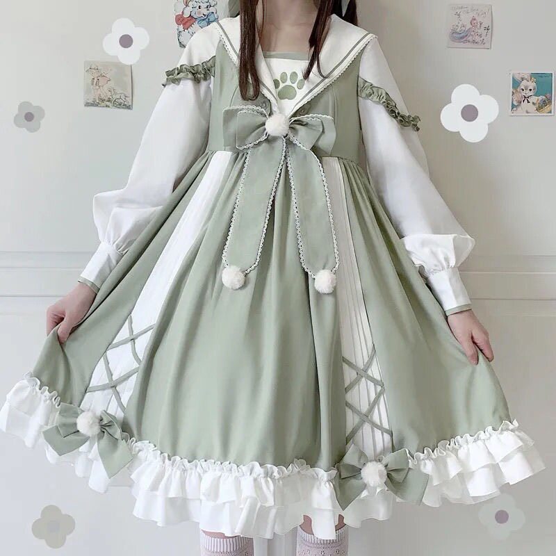 lolita连衣裙洋装喵爪可爱风洛丽塔公主裙女中长款op春秋款属于什么档次？