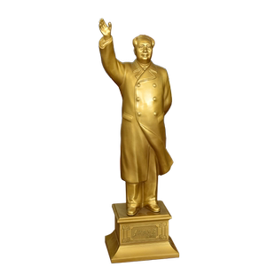 毛主席招挥手铜像毛爷爷全铜雕塑客厅办公室桌面摆件新居领导礼品
