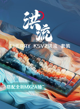 樱桃（CHERRY）XTRFY K5V2洪流客制化机械键盘全键热插拔MX2A红轴