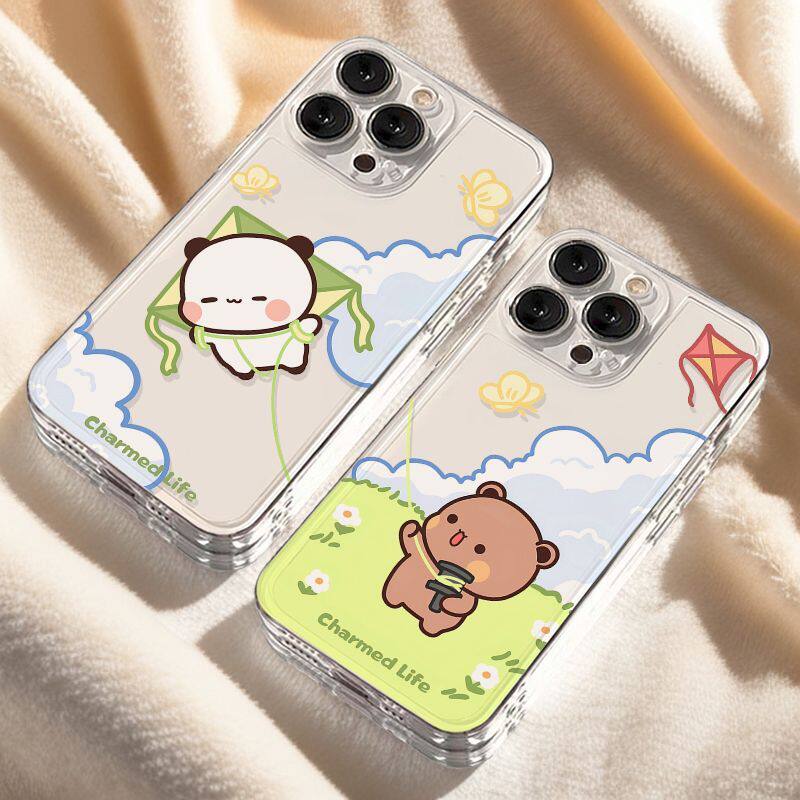 风筝小熊适用苹果17promax手机壳iPhone16pro太空