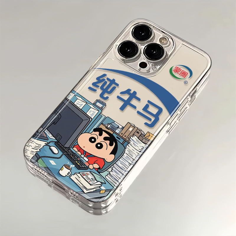 纯牛马小新小米oppovivo手机壳