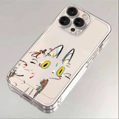 抽象猫咪OPPOvivo华为荣耀手机壳