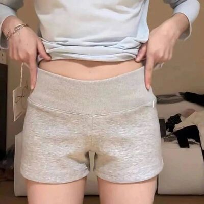 高腰修身显瘦休闲女款运动短裤